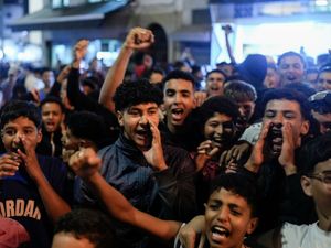 Supporting image for story: Police van injures protester as anti-government protests turn violent in Morocco