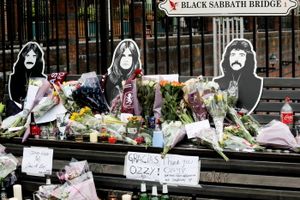 Fans at the Black Sabbath Bridge. Photo: Joseph Walshe/SWNS
