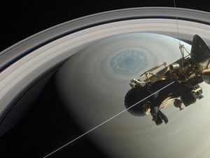 Supporting image for story: Scientists prepare for fiery grand finale of Cassini space mission