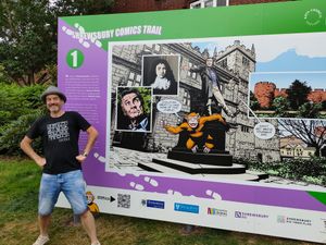 Supporting image for story: Top comic book artists open new Shrewsbury art trail