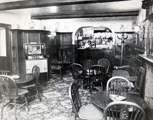 Inside the lounge bar of the Punch Bowl Inn, Bridgnorth. This Shropshire Star photo was taken in October 1969.