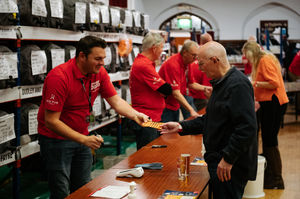 Hundreds turned up for the event