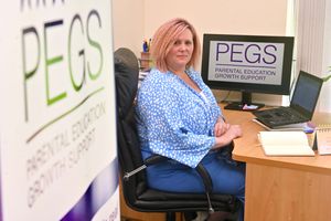 Michelle John of PEGS, a Shropshire support group helping parents who have suffered abuse by children in their care
