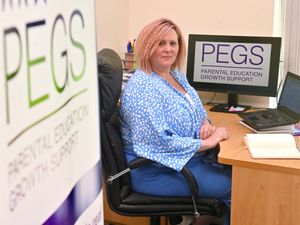 Michelle John of PEGS, a Shropshire support group helping parents who have suffered abuse by children in their care