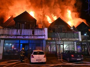 Supporting image for story: At least three dead and dozens hurt after blaze at apartments near Budapest