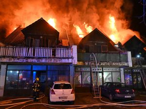 Supporting image for story: At least three dead and dozens hurt after blaze at apartments near Budapest