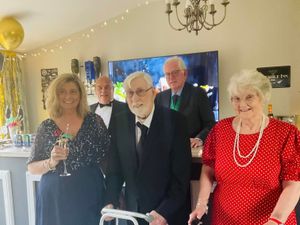 Supporting image for story: Cheers for Bridgnorth care home residents as they open their own cocktail bar named after one of their own