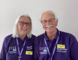 Volunteers John and Judi Anderson