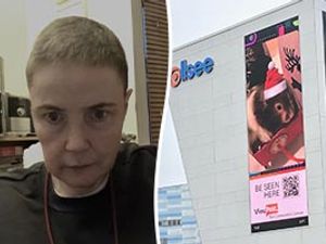 Supporting image for story: West Midlands woman puts photos of her beloved hamster on huge city billboards after taking his ashes around Europe