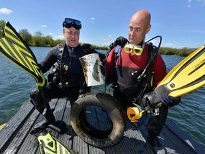 Supporting image for story: IN PICTURES: Diver's discoveries at the depths of a Black Country reservoir