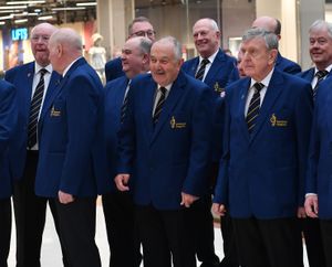 The launch of the Black Country Festival at Merry Hill Shopping Centre.The Gentleman Songsters.