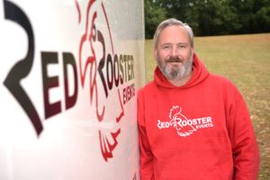 Organiser, Darren Wood, getting ready for the return of the Waters Edge Festival 2025 at Chetwynd Deer Park