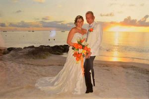 Enjoying a beautiful sunset