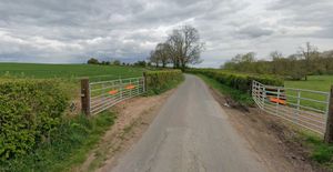 The access point is set to be created near a farmer's gate. Picture: Google Maps
