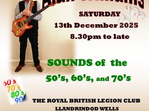 Supporting image for story: Popular singer to perform at Mid Wales venue