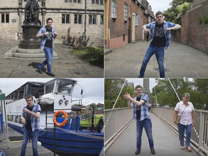 Supporting image for story: Watch: Summer dancer Jamie struts his stuff in Shrewsbury