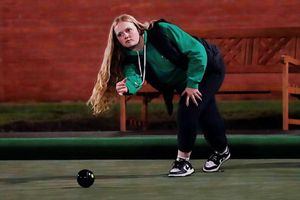 In full flow - Emily Redden of Allscott Dynamos in action at the club’s winter league