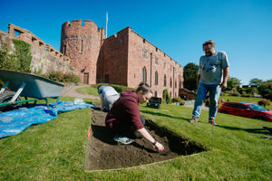 The latest archaeological dig at Shrewsbury Castle