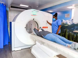 Supporting image for story: NHS urges people to take up lung cancer check as 600 diagnosed in mobile trucks