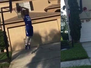 Supporting image for story: Check out the new Drive By Dunk Challenge taking the internet by storm