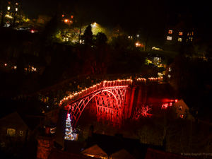 Supporting image for story: 'Incredible' turnout for Ironbridge Christmas lights switch-on and spectacular firework display