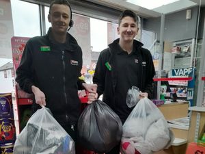 Supporting image for story: Donated bras providing support for charity