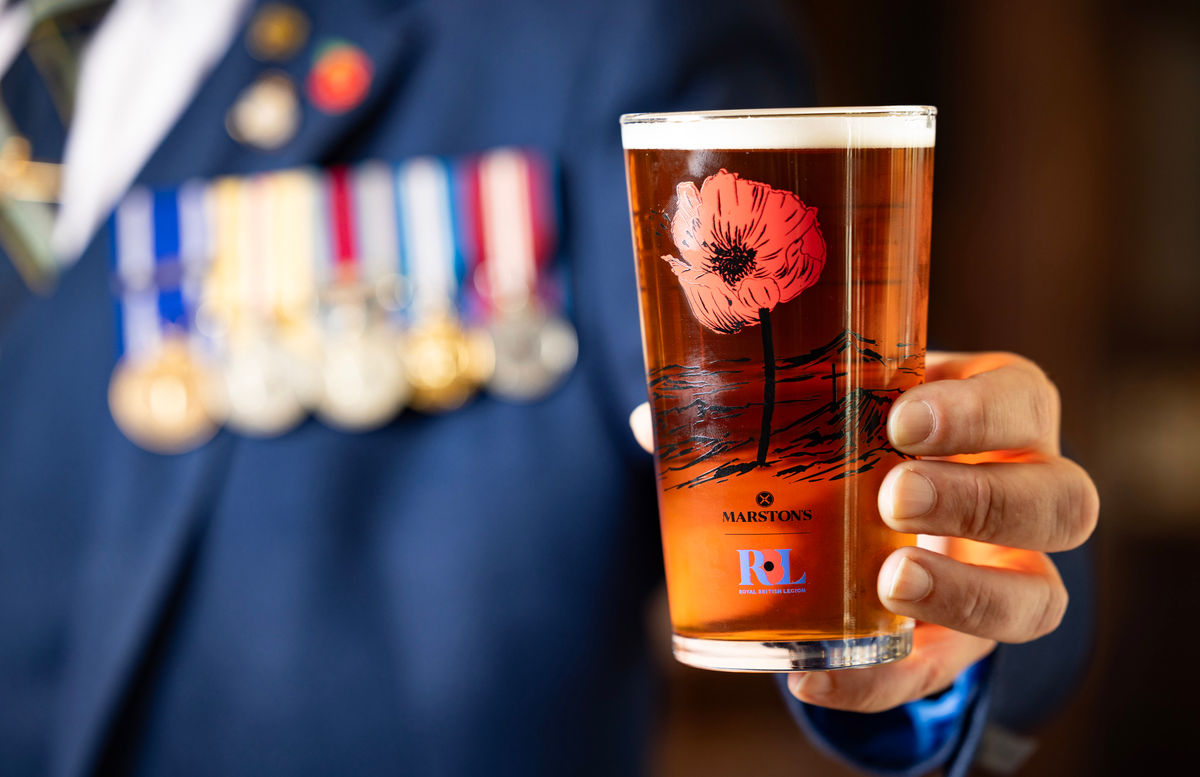 Get your hands on a limited-edition poppy pint glass across Midlands pubs