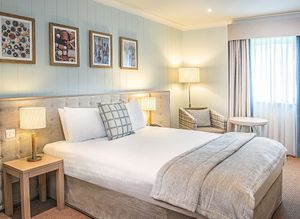 A stylish hotel room offers the perfect sanctuary