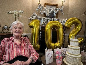 Elizabeth Howl, a former GP, celebrates her 102nd birthday. Photo: Care UK