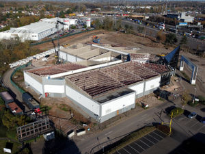Supporting image for story: New photos show Walsall cinema reduced to empty shell during car supermarket conversion