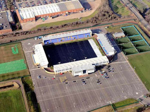 Supporting image for story: Work halted on new Lidl near Shrewsbury Town's football ground as construction hit by delay