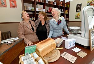 Shopkeepers Julia Shaw, Debbie Collins and Kerry Roles loved the event