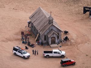 Supporting image for story: Resumed filming on Rust movie expected to wrap at end of May, say producers