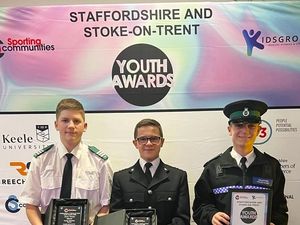 Supporting image for story: Three Staffordshire police cadets given special awards