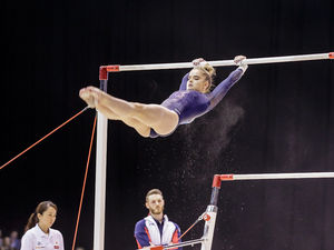 Supporting image for story: Birmingham-born gymnast, 17, wins bronze in women's World Cup at Midland arena - in pictures and video