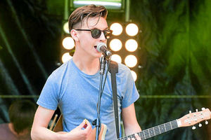 High hopes  The Making singer Dan Oakley performing last weekend