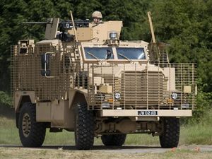 Supporting image for story: UK sending armoured vehicles to Ukraine to help civilians flee besieged areas