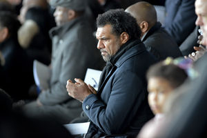 Former Albion and Wolves striker Don Goodman attended the service