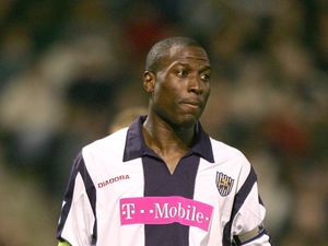 Kevin Campbell playing for West Brom