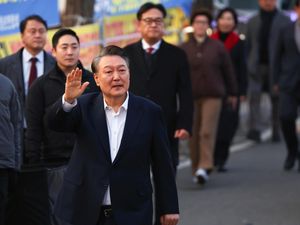 Supporting image for story: South Korea’s impeached President Yoon released from prison