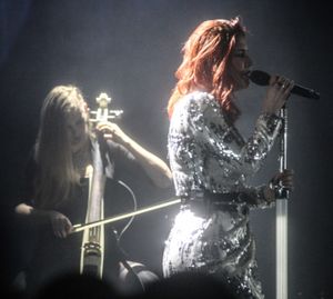 Delain at Birmingham's O2 Institute. Pictures by: Andy Shaw
