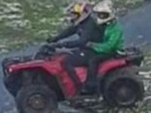 Supporting image for story: Image released of quad bike riders wanted over Telford crash