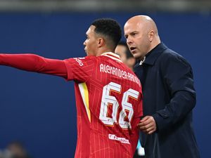 Supporting image for story: Arne Slot asks fans to support Trent Alexander-Arnold at trophy presentation