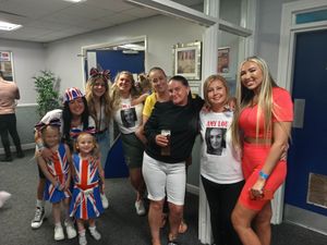 Amy Lou's friends turned out in force