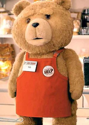 The film Ted was on at the cinema