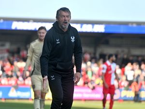 Kidderminster Harriers V Scarborough Athletic. K:  Phil Brown.