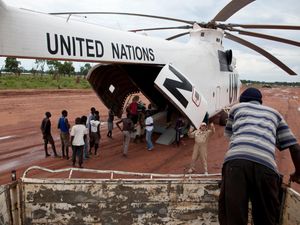 Supporting image for story: UN says a record number of aid workers were killed in 2023