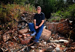 DUDLEY COPYRIGHT NATIONAL WORLD TIM THURSFIELD -31/07/25Two years after the Crooked House caught fire and was then demolished, Ian Sandall is still hopeful that one day the pub will stand again.