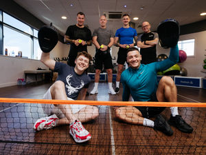 Supporting image for story: Gym serves up a marathon tennis fundraising treat for Telford foodbank
