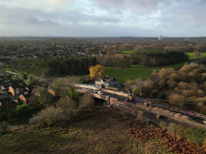 Supporting image for story: Road closures on landmark Pelsall bridge set to be partially lifted in time for the festive season